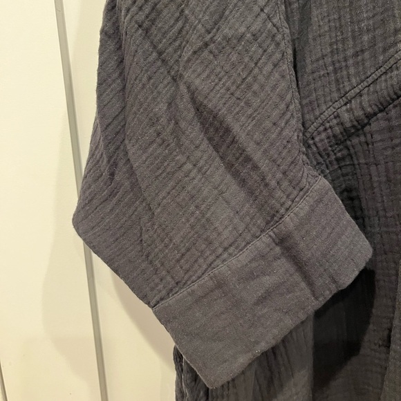 Elan tunic shirt long sleeve collared button up - Picture 3 of 7